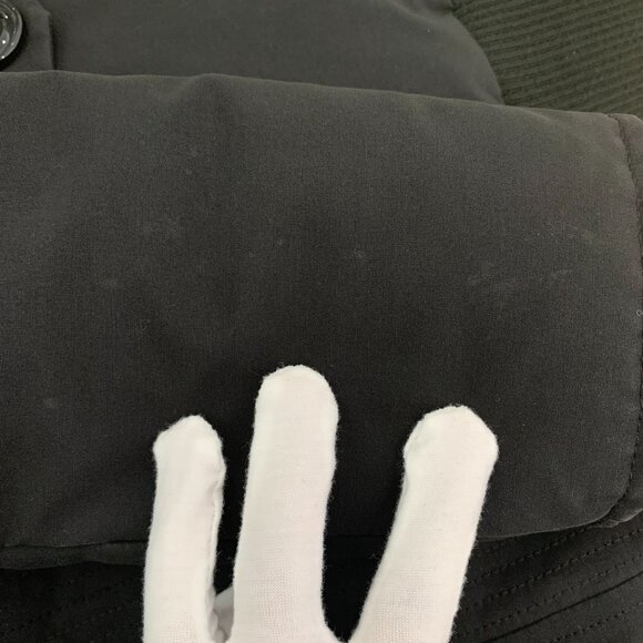 Canada Goose Down Parka Jacket 2XS Black Hooded Medium-Length Padded Coat With B - Picture 5 of 16